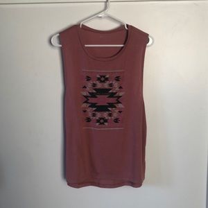 Pure Barre Pink Tank Top Size Large